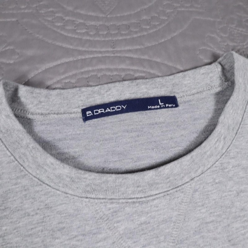 Ravenna Golf Course B. Draddy Crew Pullover Mens Large Gray Pima Sweatshirt gallery