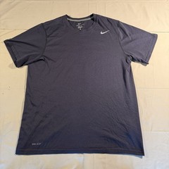 Nike Men’s Dri-FIT Legend Fitness T-Shirt Blue L Short Sleeve Activewear