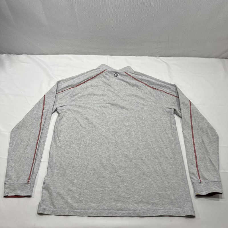 Tasc Shirt Mens Large 1/4 Zip Pullover Active Performance Bamboo Gray READ** gallery