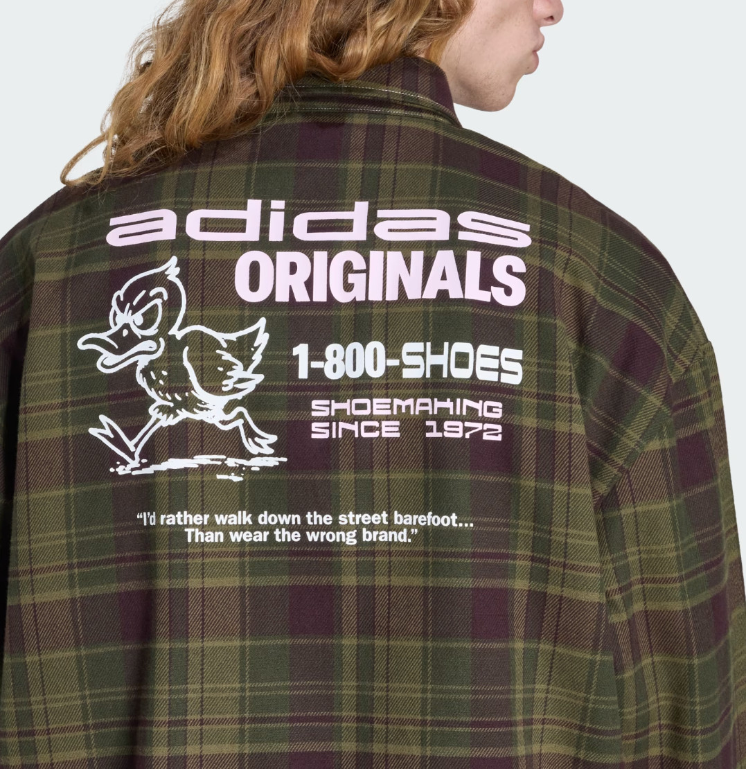 Adidas Originals Flannel Work Shirt Men's Lifestyle Casual Top AsiaFit KG6451 gallery