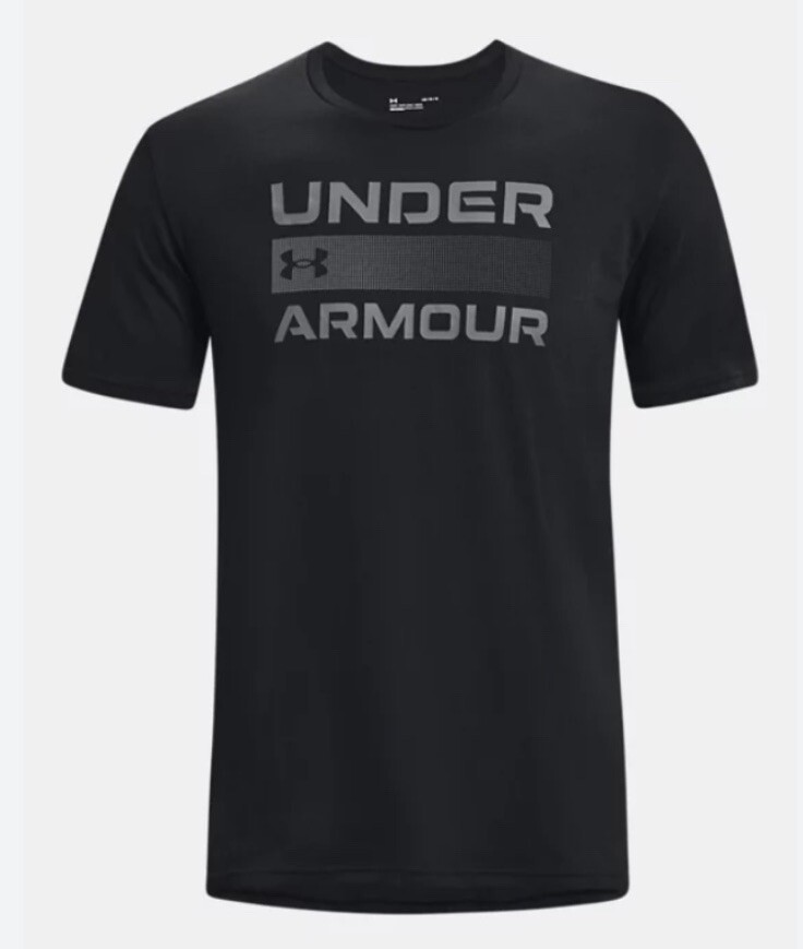 Men's Under Armour Team Issue Logo Tee Size XL- Black gallery