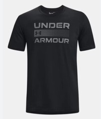 Men’s Under Armour Team Issue Logo Tee Size Medium- Black