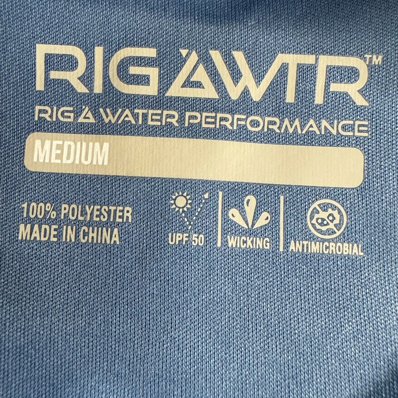 Rig & Water Performance Lightweight Fabric Baby Blue Long Sleeve T-Shirt Men's M gallery