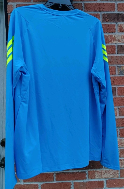 Men Adidas BOSTON MARATHON 2026 Long Sleeve Tee RUNNING CARRERA Medium Blue gallery