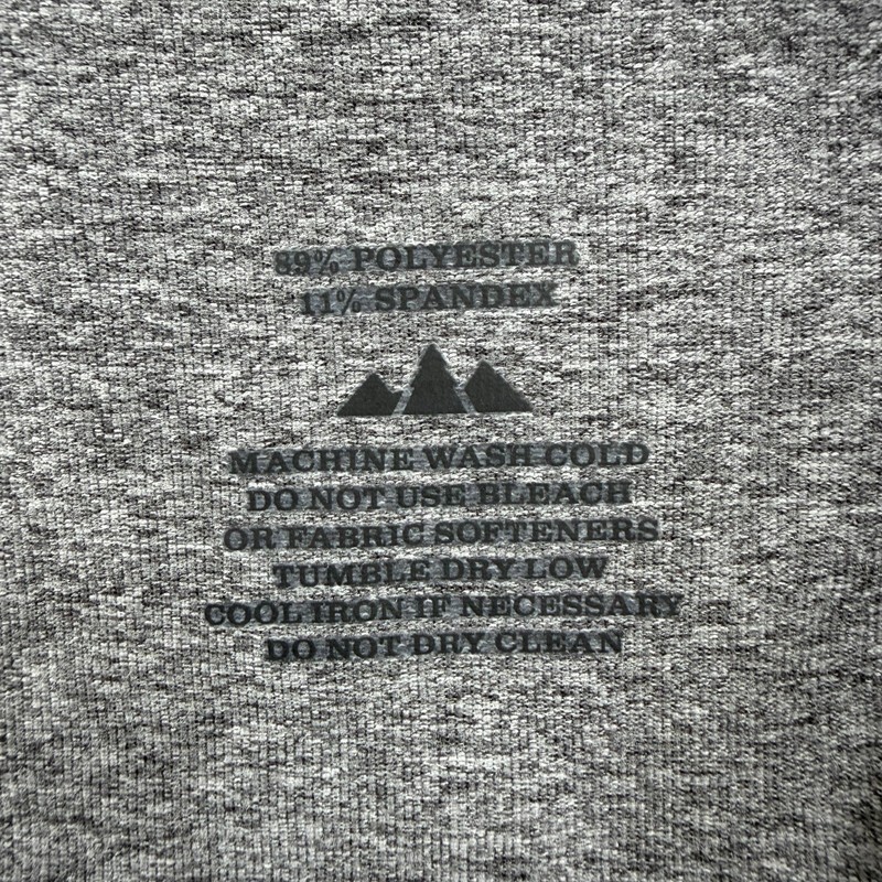 REI Co Op Mens Medium Gray 1/4 Zip Pullover Long Sleeve Performance Shirt gallery