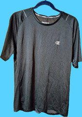 Champion Men’s PowerTrain Short Sleeve Shirt Vapor Size Medium Men Pre Owned