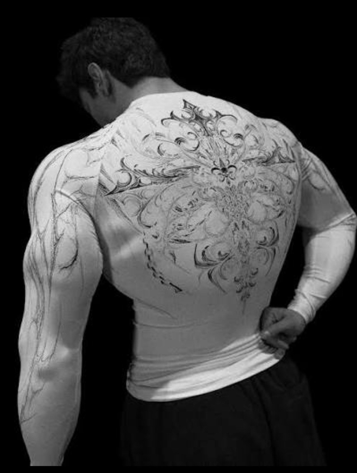BREATHEDIVINITY Void Tech™ Fallen Knight longsleeve Compression [DIVINE WHITE] gallery