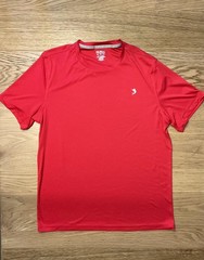 Reel Legends Reel-Tec Men’s Medium Red Performance Fishing Shirt Quick Dry