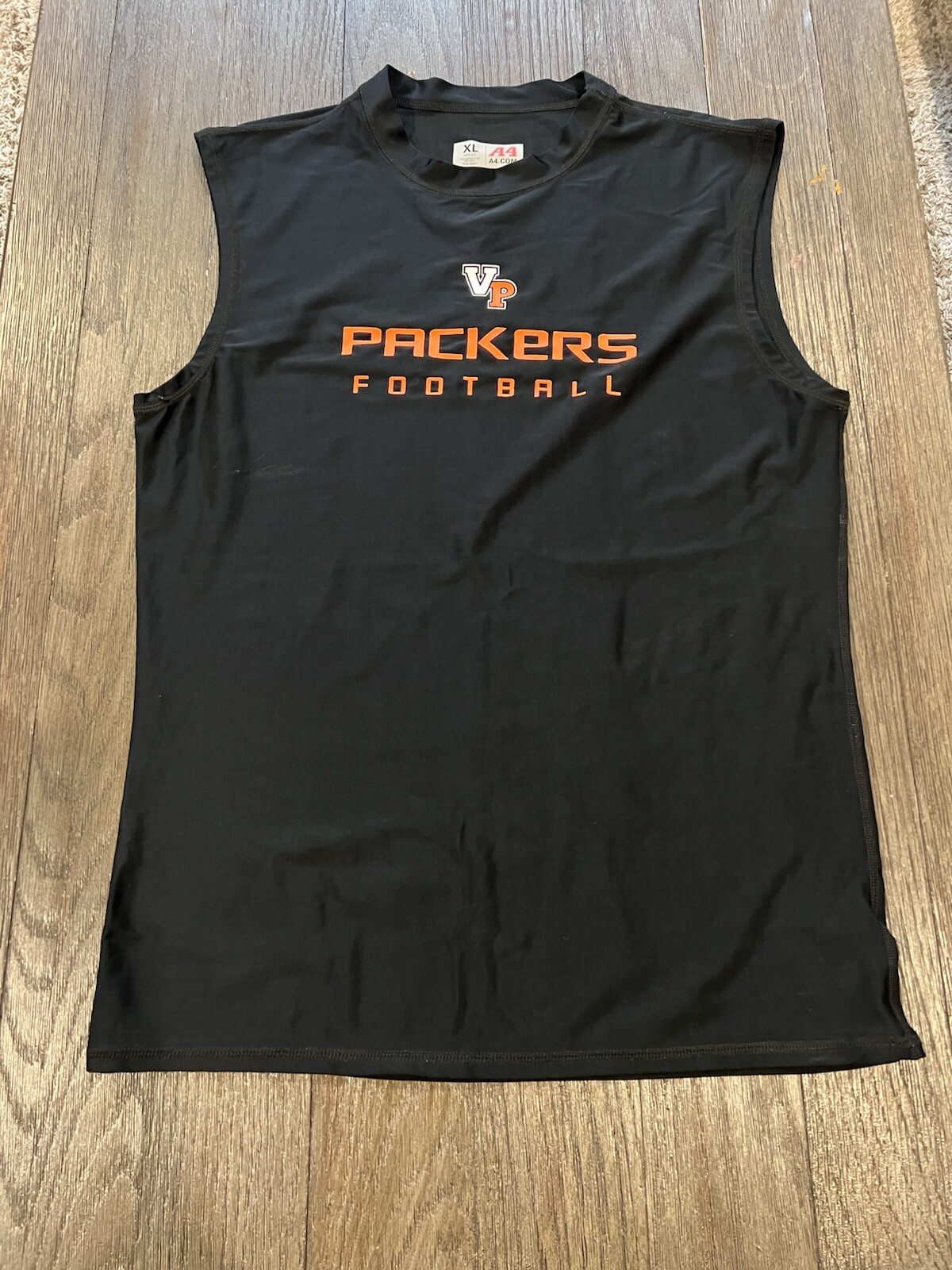 Mens 7v7 Packers High School Spandex Compression Jock Shirt XL gallery