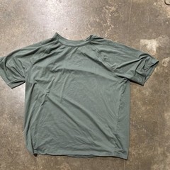Glacier Performance Men’s XL Green Solid Activewear Crew Neck Short Sleeve Tee