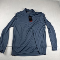 New! Travis Mathew Prestige Pure Performance 1/4 Zip Blue XL Ryan Homes