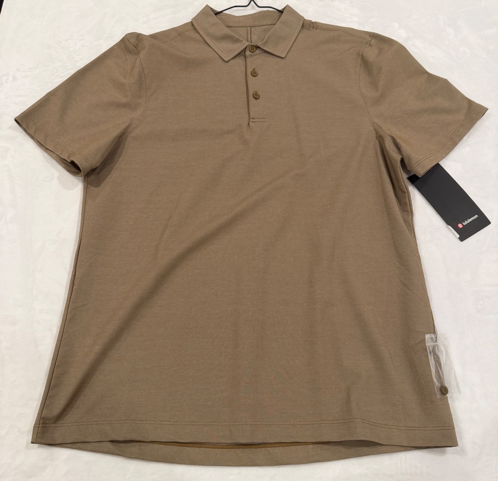 Lululemon Evolution Short-Sleeve Polo Shirt Oxford Men’s M All Spice Slim Fit gallery