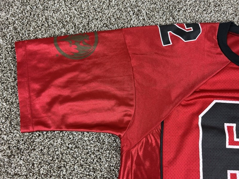 Bacardi Rum #62 Football Jersey Liquor Alcohol Promo Size XL Screen Print Logo gallery