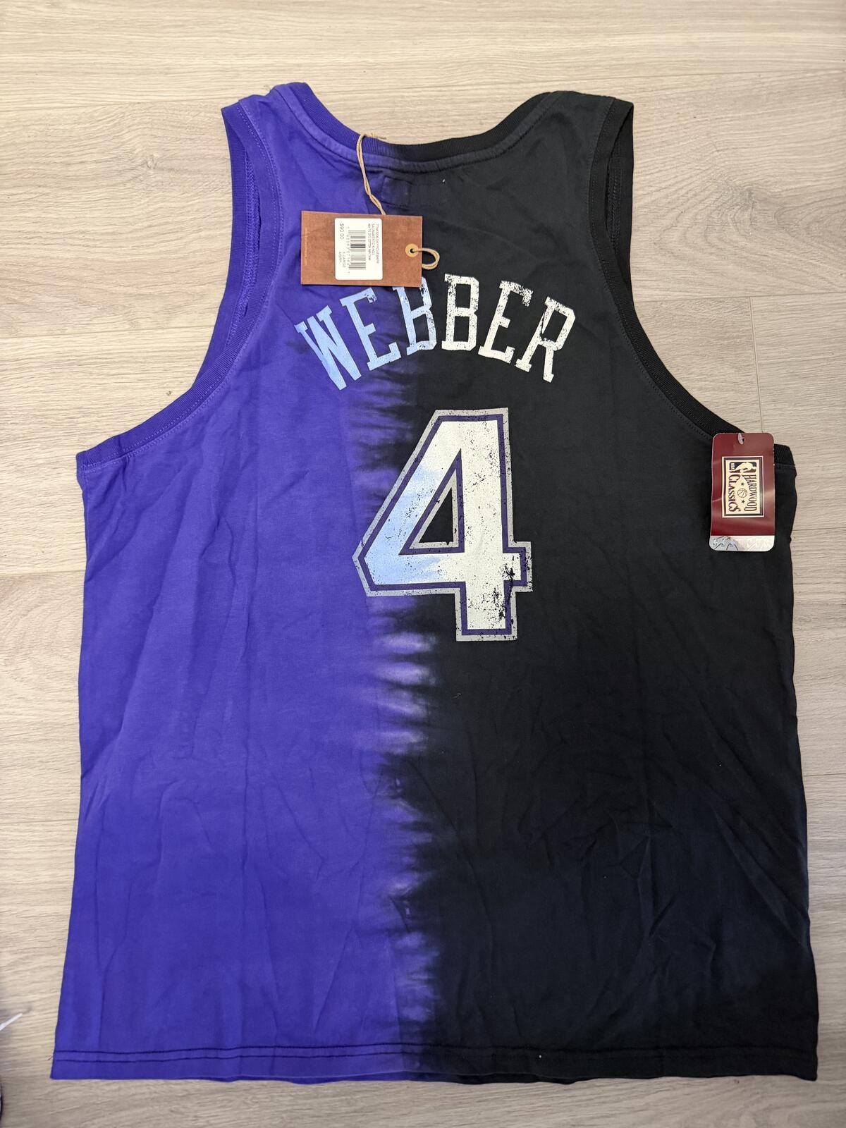 Mitchell & Ness Sacramento Kings NBA Tie Dye Cotton Tank Top XL gallery