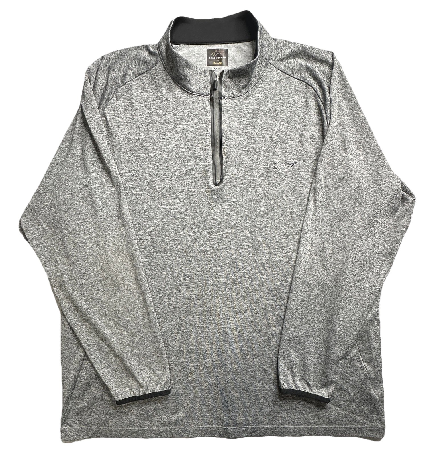 Greg Norman Pullover Mens XL Half Zip Golf Performance Tasso Elba Shark Golf gallery