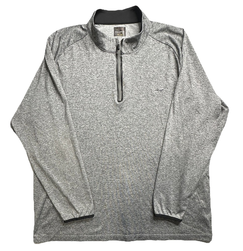 Greg Norman Pullover Mens XL Half Zip Golf Performance Tasso Elba Shark Golf