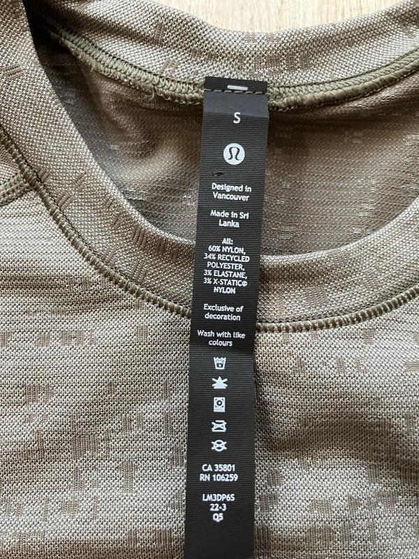 Lululemon Metal Vent Tech Long Sleeve 2.0 Sz. S NWT gallery