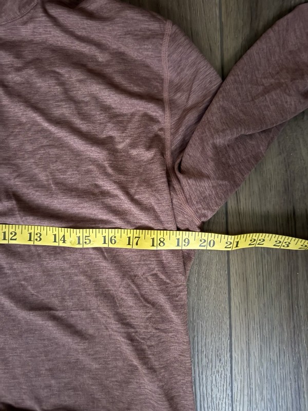 Vuori Ease Performance Half Zip 2.0 Long Sleeve Brown Heather Large gallery
