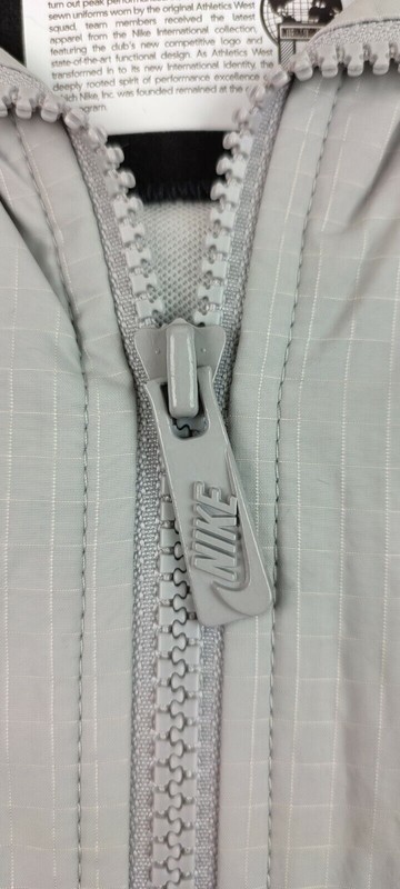 OG NIKE RE-ISSUE JUST DO IT SHELL JACKET WOLF GREY VOLT LIME WINDBREAKER SIZE XL gallery