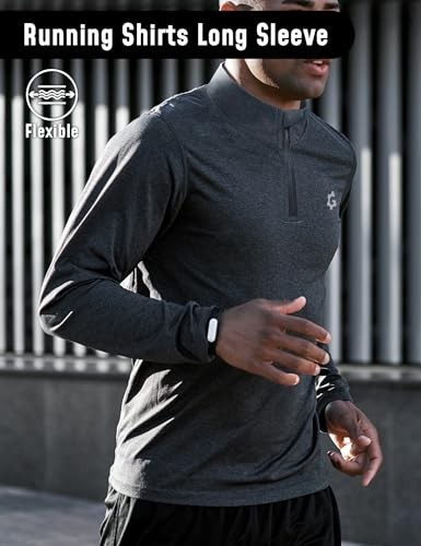 JUMGEAR LIFE 3PACK QUARTER ZIP PULLOVER MEN LONG SLEEVE QUICK DRY BLACK/BLUE gallery