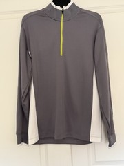 Nike Golf Tour Performance DriFit Medium 1/4 Zip Gray Pullover NEW