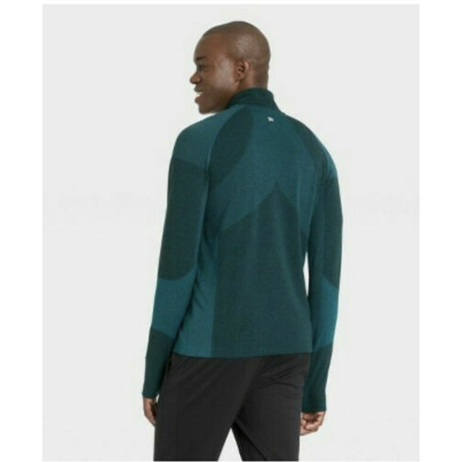 All in Motion Men's Seamless 1/4 Zip Pullover Lightweight Turquoise, Size XXL gallery