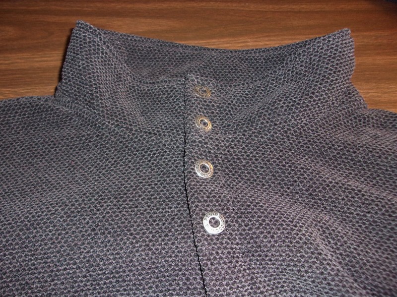 Redhead Pullover Shirt - Medium Weight Washed Out Black Snap Neckline - L gallery