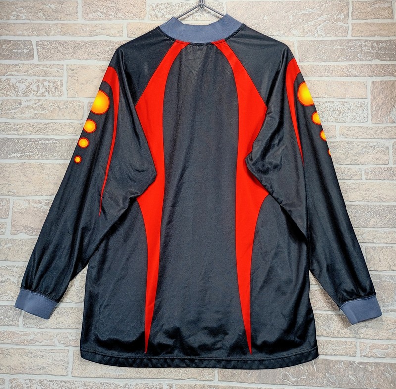 VTG Adidas Soccer Jersey Kit Goalkeeping Large Mens Flame Sun Flair USA 90s Y2K gallery