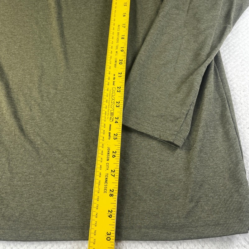 Duluth Trading Co Alaskan Hardgear Mens Large Quarter Zip Pullover Olive Green gallery
