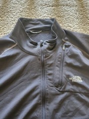 The North Face Mens Large FLIGHT SERIES Pullover ¼ Zip Charcoal Gray Long Sleeve