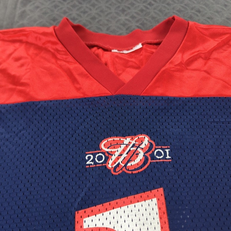 Vintage BudBowl Football Jersey Bud Light Budweiser 2001 Short Sleeve Men Large gallery