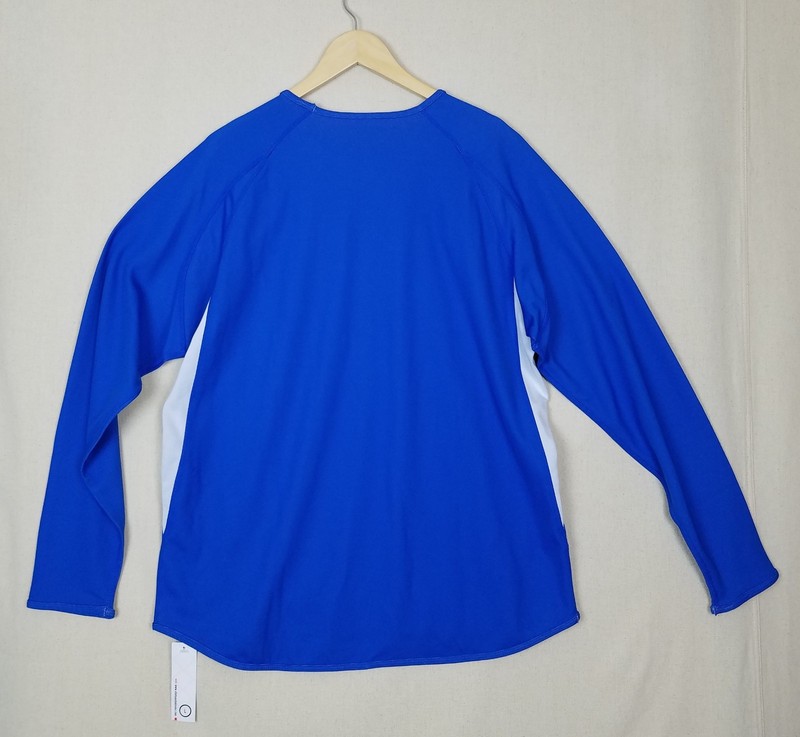 FAST / Shirts & Skins Mens Blue Hybrid Tech Poly Basketball Sport Shirt size L gallery