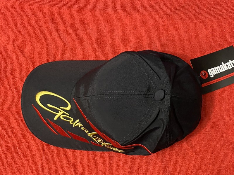GAMAKATSU Wind Stopper Goretex Cap Patch Fishing Camping Run Red Bk S-M Hat New gallery
