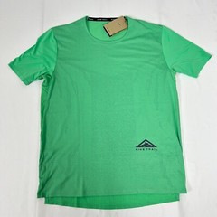 NWT Men’s Nike Dri-FIT DM4646-363 Green M Trail Running Gym Training T-shirt B61