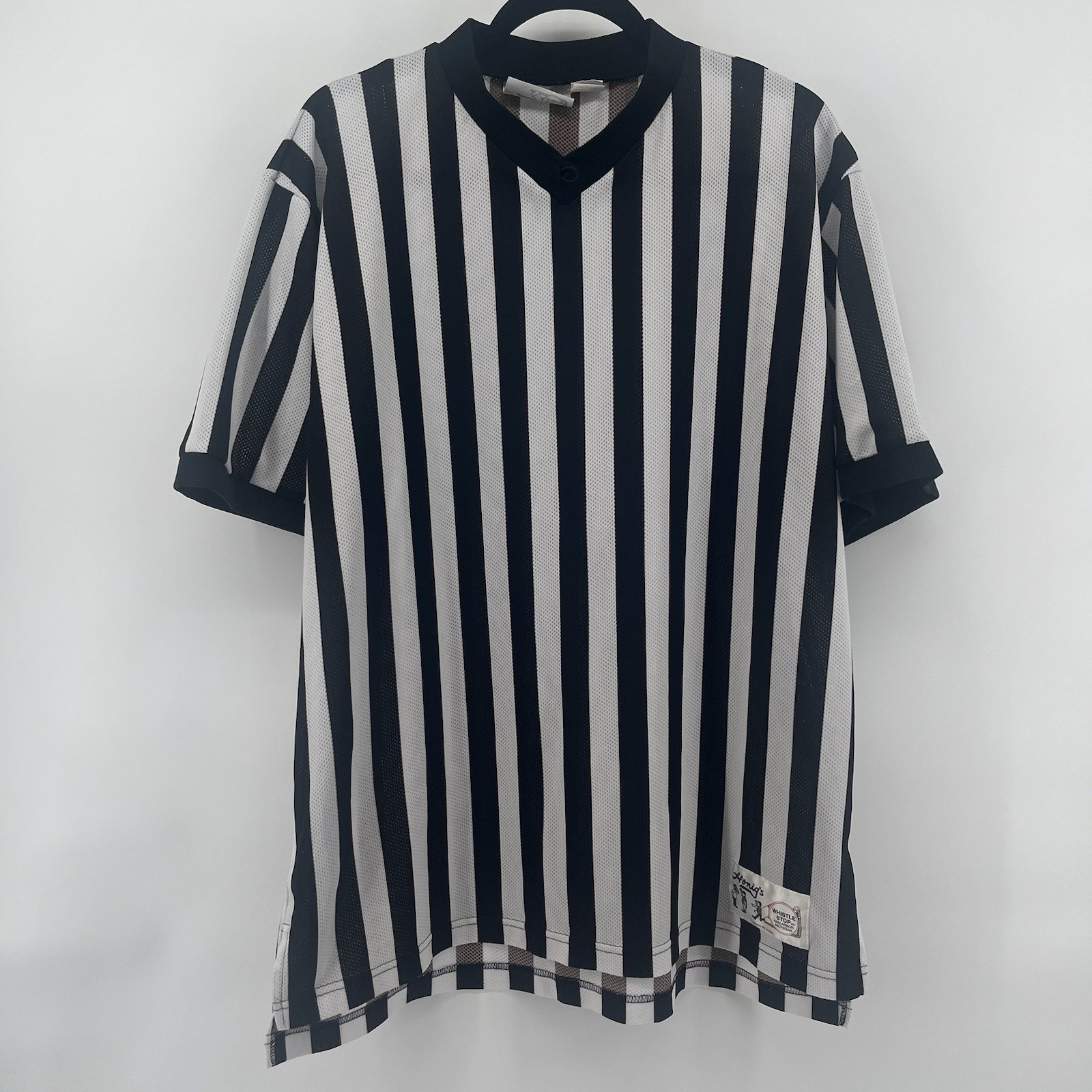 Vintage Honig's Referee Shirt Short Sleeve XXL Whistle Stop Ann Arbor Michigan gallery