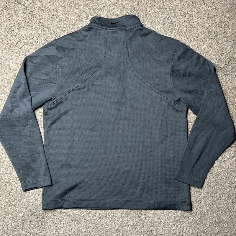Nike Men's 1/4 Zip Long Sleeve Size S Anthracite Gray 400099-060 Jaguar gallery