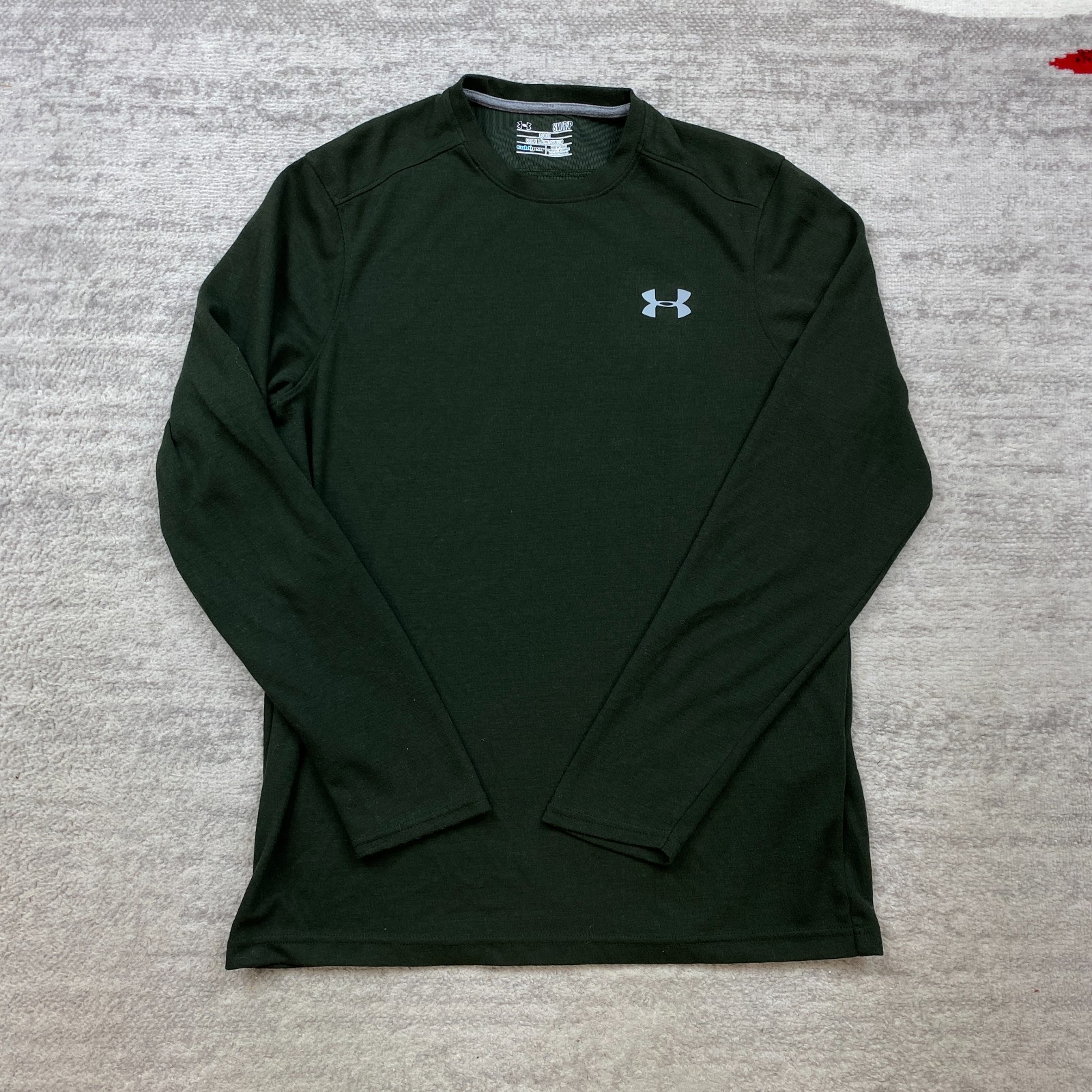 Under Armour ColdGear Infrared Lightweight Shirt Small Green Performance Mens gallery