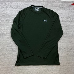 Under Armour ColdGear Infrared Lightweight Shirt Small Green Performance Mens