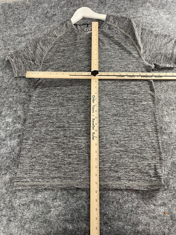 Souluxe Shirt Mens Medium Athletic Gym Gray Tee Short Sleeve Training N289 gallery