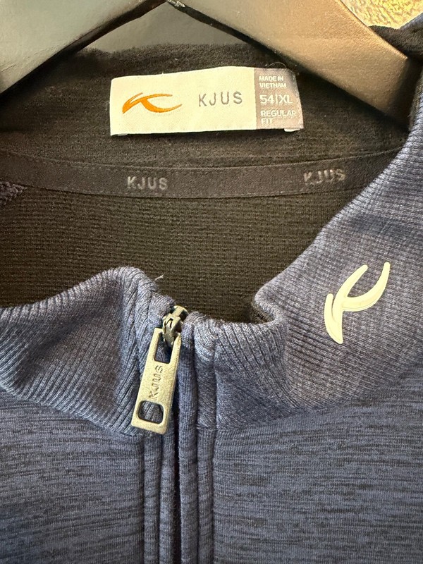 KJUS Pullover Mens XL 54 Blue Keano 1/2 Zip Performance Golf Active Outdoor gallery