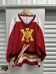 Vintage Contak Hockey Jersey College School Graphic Logo Size Men’s XL