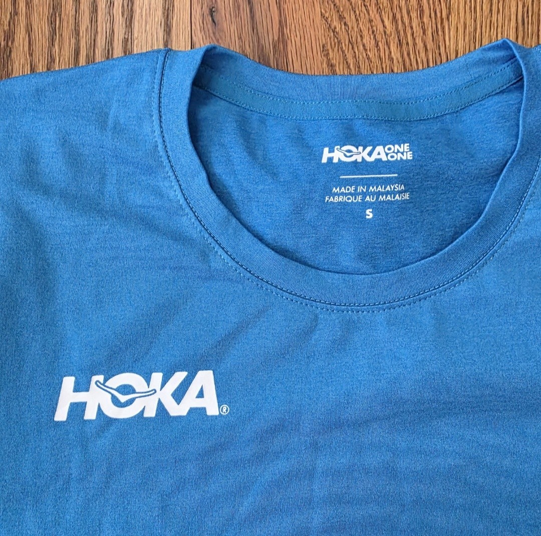 Hoka One One Performance Lightweight Small Blue T-Shirt Short Sleeve gallery
