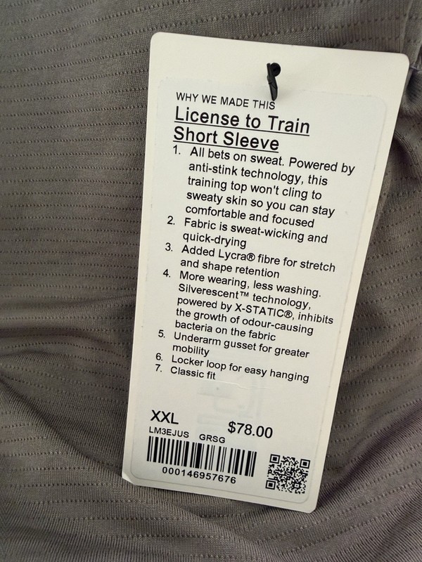 Lululemon Men's Short Sleeve License to Train, Olive color gallery