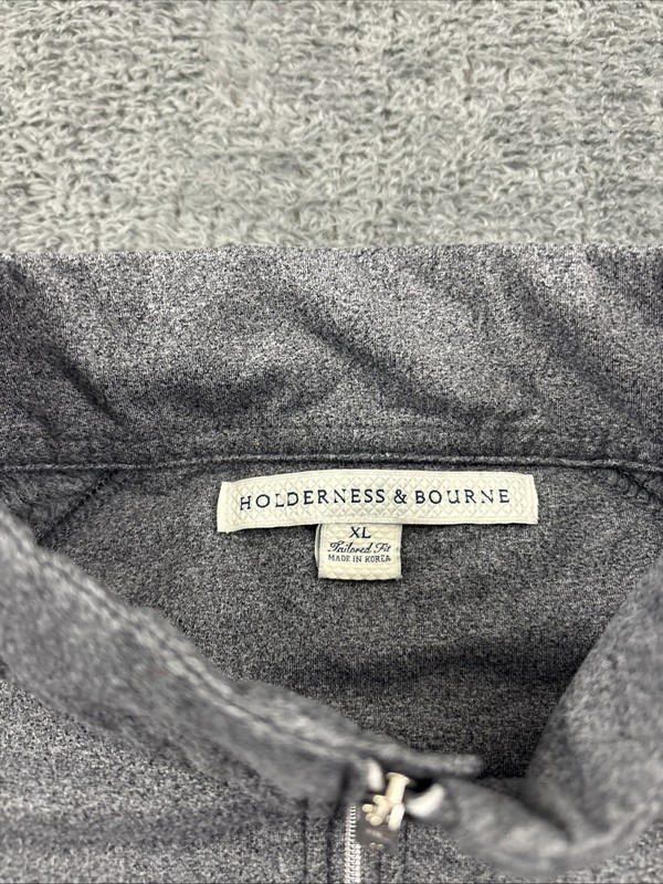Holderness & Bourne 1/4 Zip Pullover Mens Extra Large The Westland Waterfall gallery