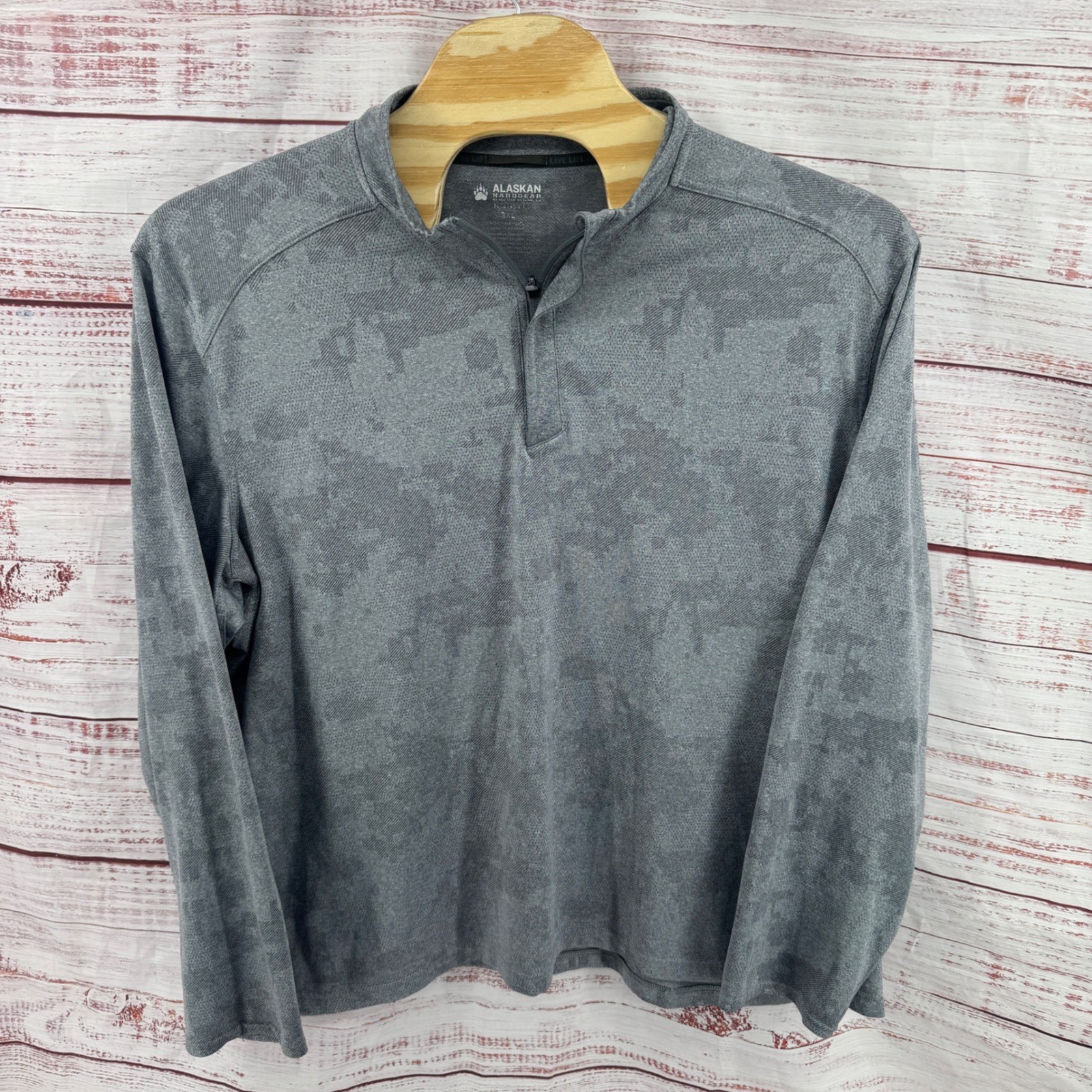 Alaskan Hardgear Duluth Trading 3XL Camo Quarter Zip Pullover Shirt Micro Vented gallery