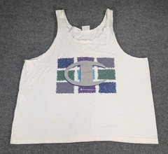 Vintage 80’s 90’s Champion Muscle Tank Top Shirt made In USA XL