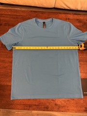 Lululemon Mesh Soft Jersey Short Sleeve Shirt Mens Large Intense Blue New