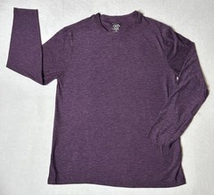 LEG3ND Legend Breathe Performance Workout T-shirt Top Mens S Purple Athleisure