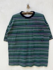 Vintage Skateboarders Full Printed American Native Aztec Stussy Styles Pocket