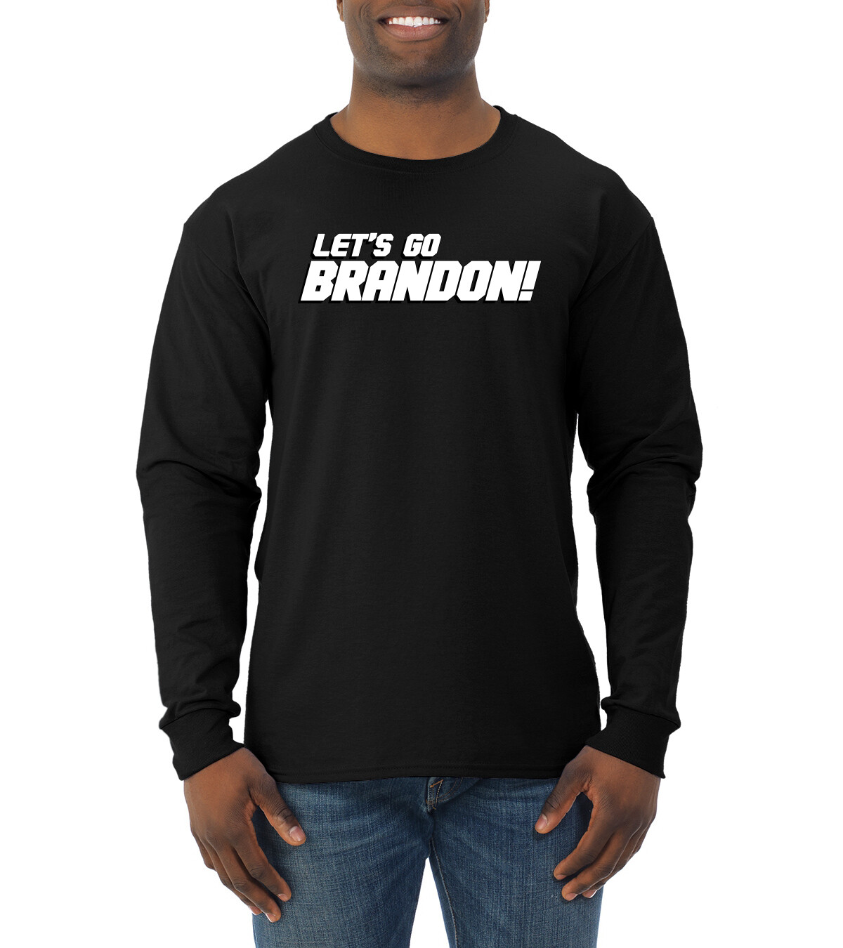 Lets Go Brandon Humor Men Long Sleeve Shirt gallery